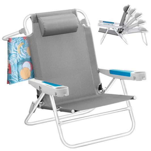 ICECO | BC75 Extra-Wide Backpack Beach Chair