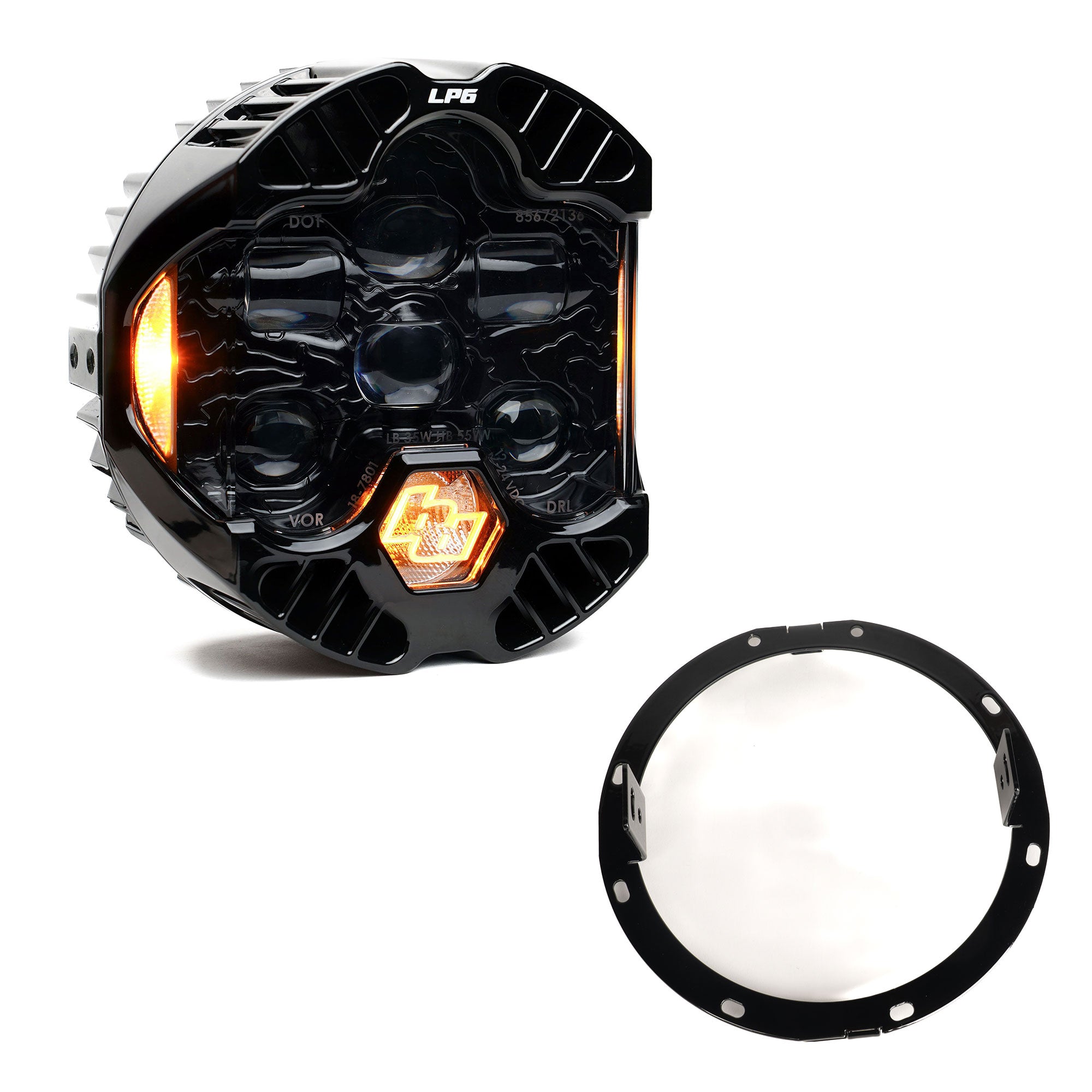 BAJA DESIGNS | DOT LP6 LED Headlight Kit - 2014-2023 Harley Davidson Street Glide