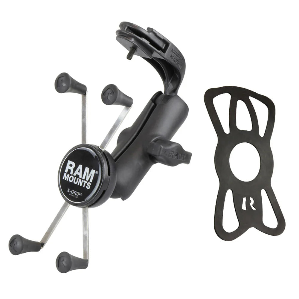 RAM MOUNTS | RAM X-Grip Large Phone Mount with RAM Mirror-Mate for GM Vehicles