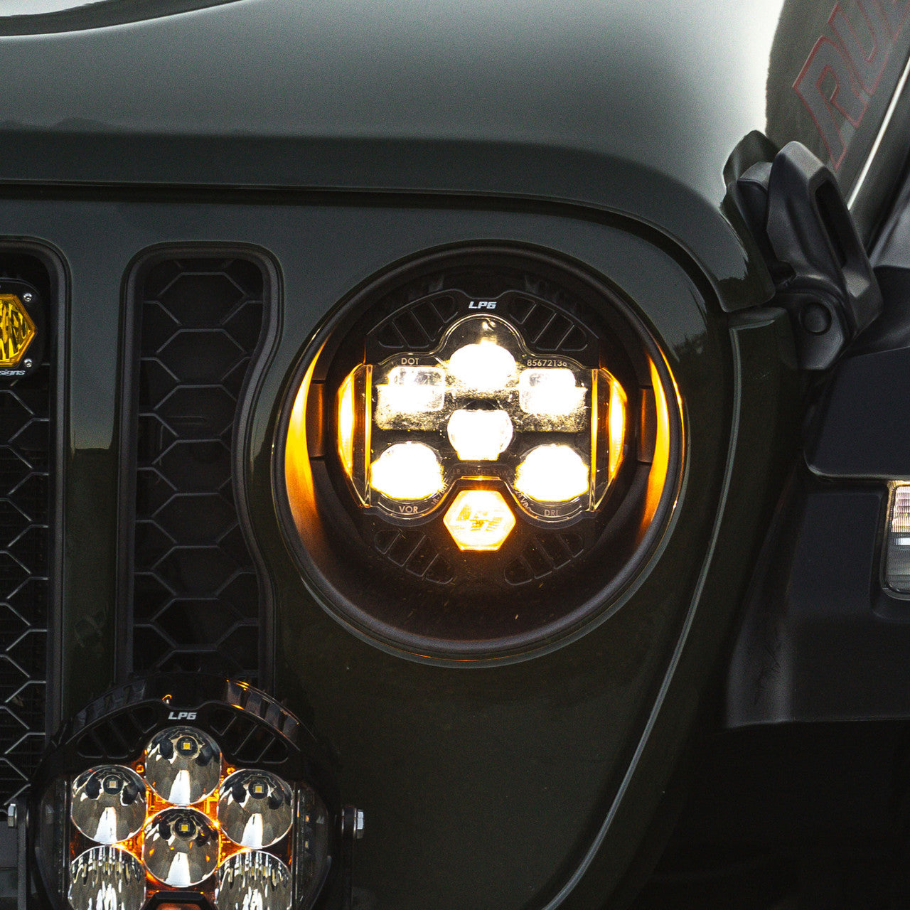 BAJA DESIGNS | DOT LP6 LED Headlight Kit - Jeep 2018-2026 Wrangler JL; 2020-2026 Gladiator JT; NOTE w/Halogen Headlights