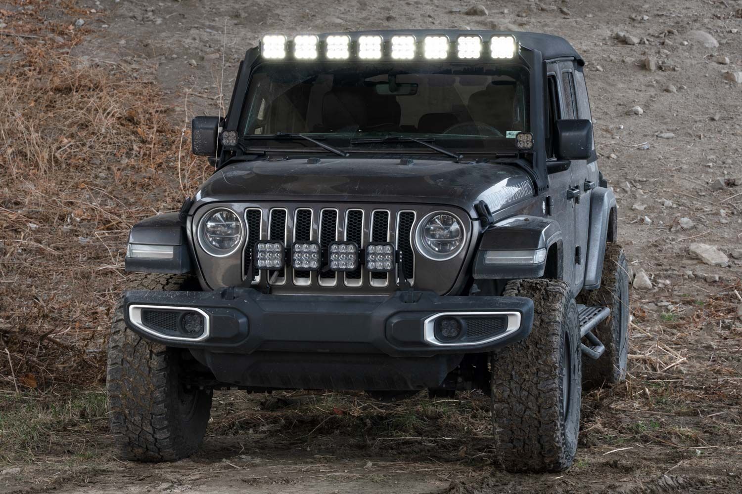 DIODE DYNAMICS | Jeep JL Wrangler 2018-2024 SS5 Windshield CrossLink Lightbar Kit