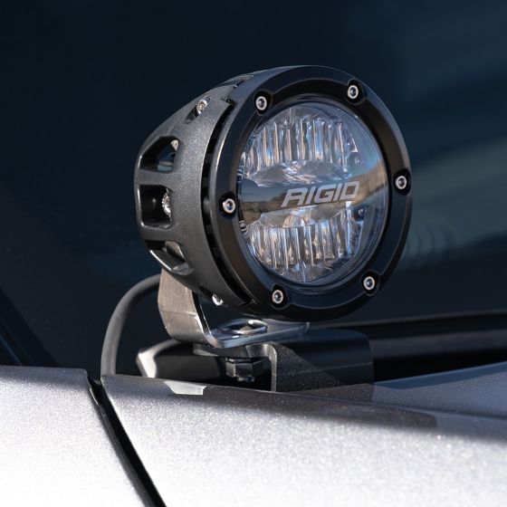 RIGID INDUSTRIES | Ford Bronco Sport 2021-2023 A-Pillar LED Light Mount Kit, Includes 4 Inch 360-Series With Drive Optic (46711)