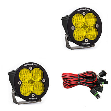 BAJA DESIGNS | Squadron-R Sport Black LED Auxiliary Light Pod Pair Universal