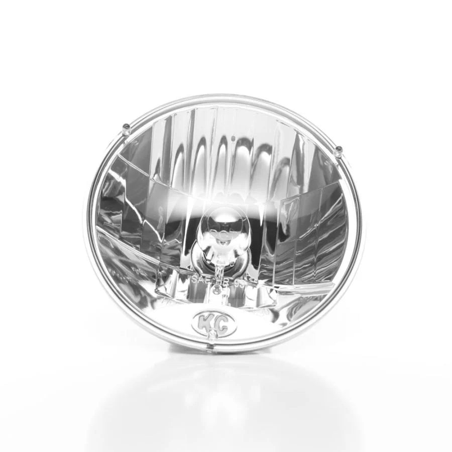 KC HILITES | 7" H4 DOT Halogen Headlights - Driving Beam - Pair - Universal / 97-06 Jeep TJ (42301)