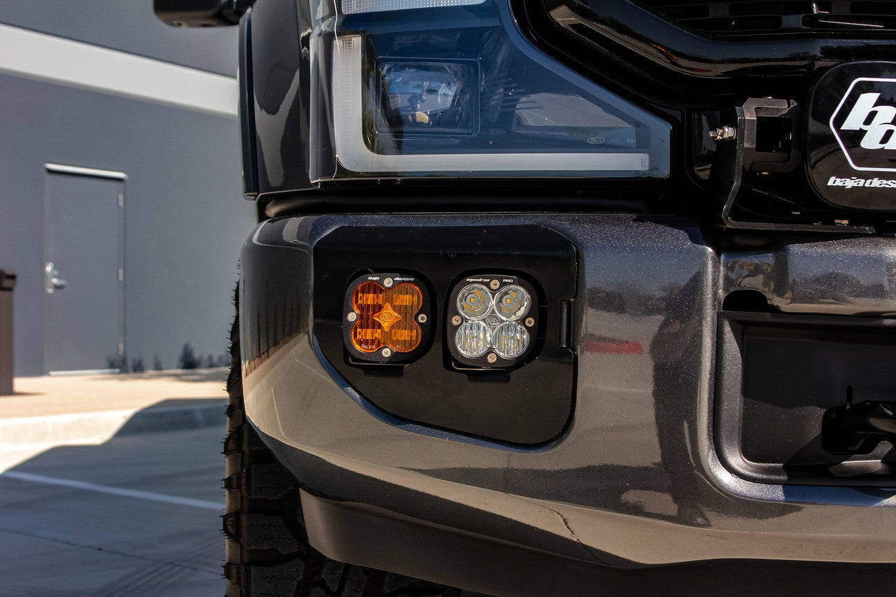 BAJA DESIGNS | Ford F-350 & 250 Super Duty 2020-2022 Squadron SAE/Sport Fog Pocket Light Kit