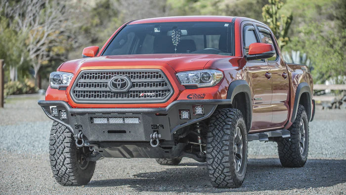 BODY ARMOR 4X4 | Tacoma 3rd Gen 2016-2023 Desert Series Front Winch Bumper (TC-19337)