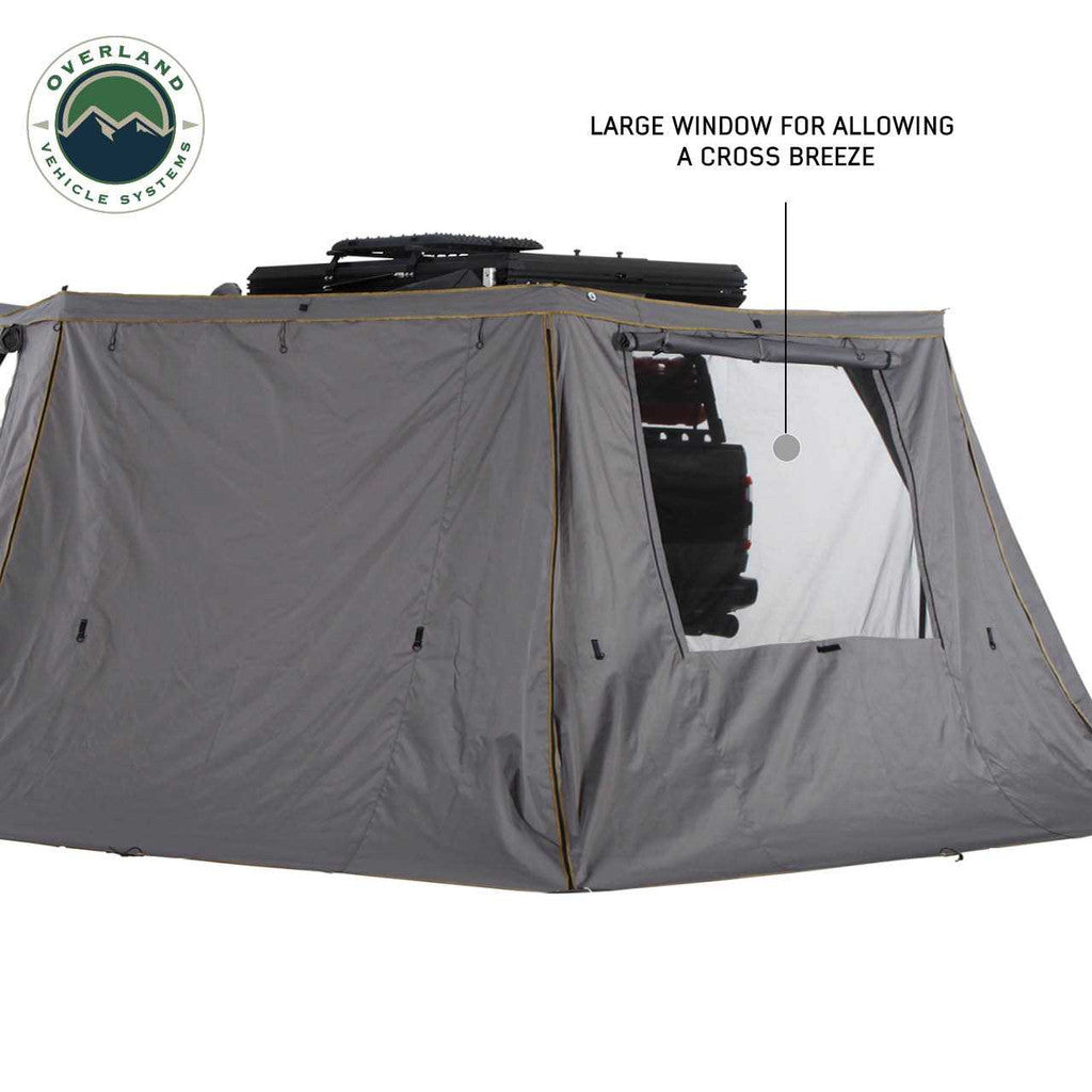 OVERLAND VEHICLE SYSTEMS | Nomadic Awning 270 Driver Side Wall 2 With Window (18109910)