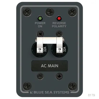 BLUE SEA SYSTEMS | Circuit Breaker Panel 230 Volt AC Main (174726)
