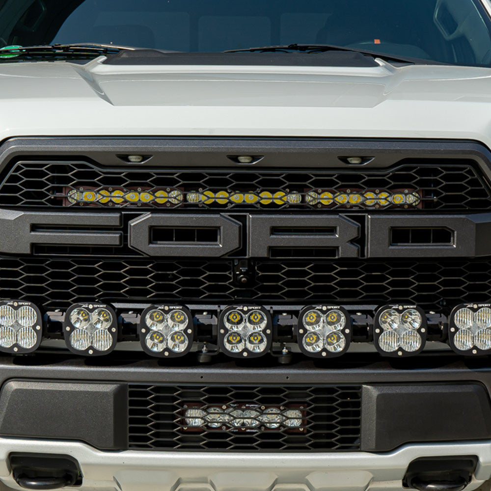 BAJA DESIGNS | Ford F-150 Raptor 2017-2024 S8 30 Inch Grille Upper Light Bar Kit (447561)