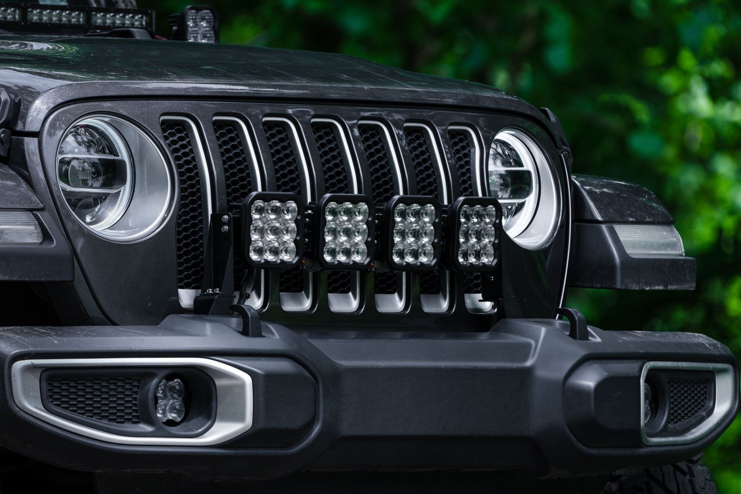 DIODE DYNAMICS | Jeep JL Wrangler 2018-2024 SS5 Grille CrossLink Lightbar Kit