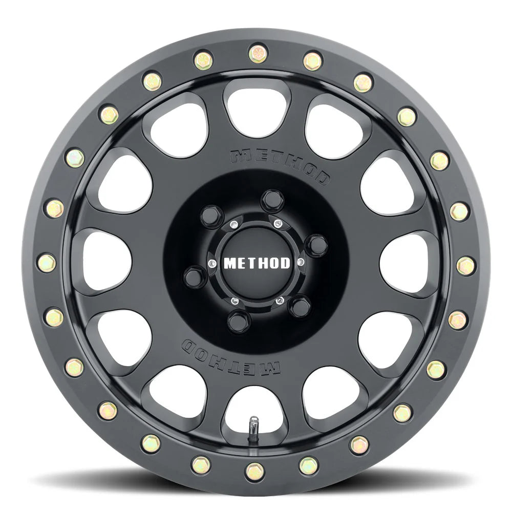 METHOD RACE WHEELS | 105 Beadlock Matte Black Single Wheel (MR10578555500B)
