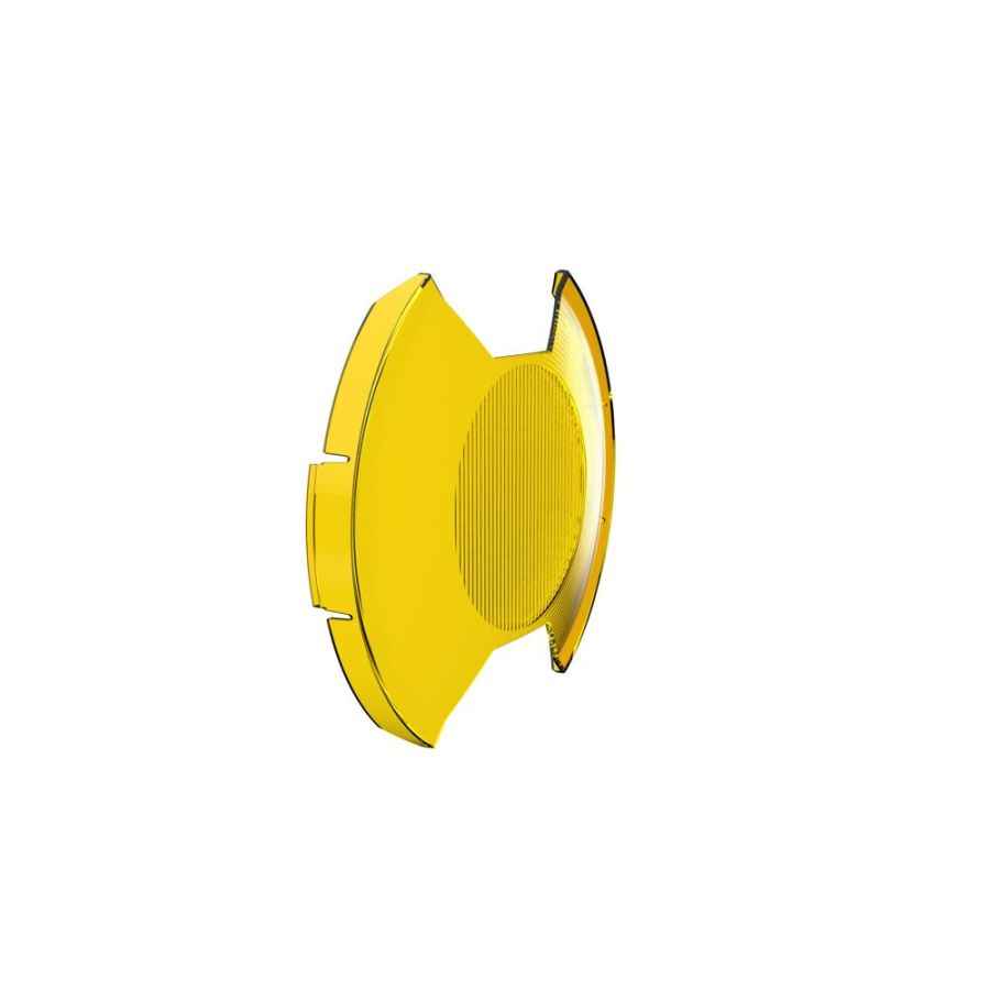 KC HILITES | SlimLite 8" LED - Light Shield - SAE Driving - Selective Yellow (5210)