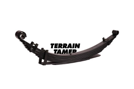 TERRAIN TAMER | Land Cruiser 70 Series BJ75 & FJ75 & HJ75 From 11/1984 & FZJ75 & HZJ75 & PZJ75 From 1/1990 Rear Parabolic Leaf Spring Raised Height 2" 1.102,00lb Heavy Duty Driver Side (TLC015M)