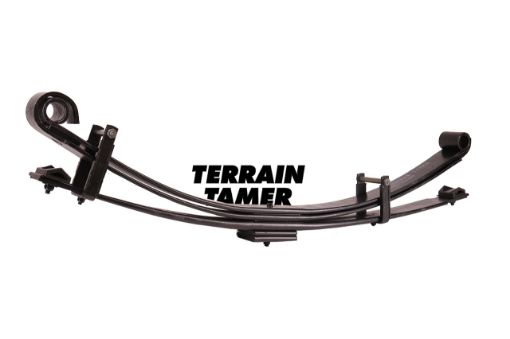 TERRAIN TAMER | Land Cruiser 70 Series BJ70/73/74 & FJ70/73 From 11/1984 & HZJ70/73 & PZJ70/73 From 1/1990 Rear Parabolic Leaf Spring Raised Height 2" 1.102,000lb (TLC010P)