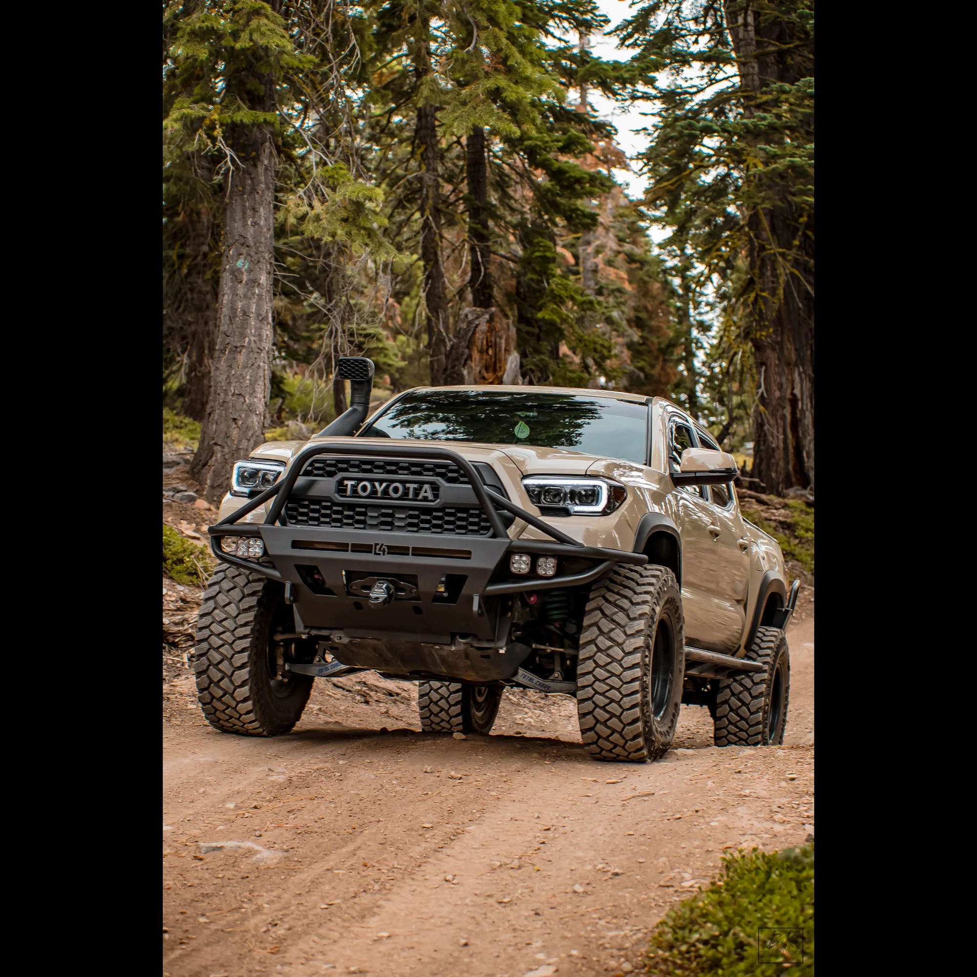 C4 FABRICATION | Tacoma 3rd Gen 2016-2023 Hybrid Front Bumper w/ Mid Height Bull Bar