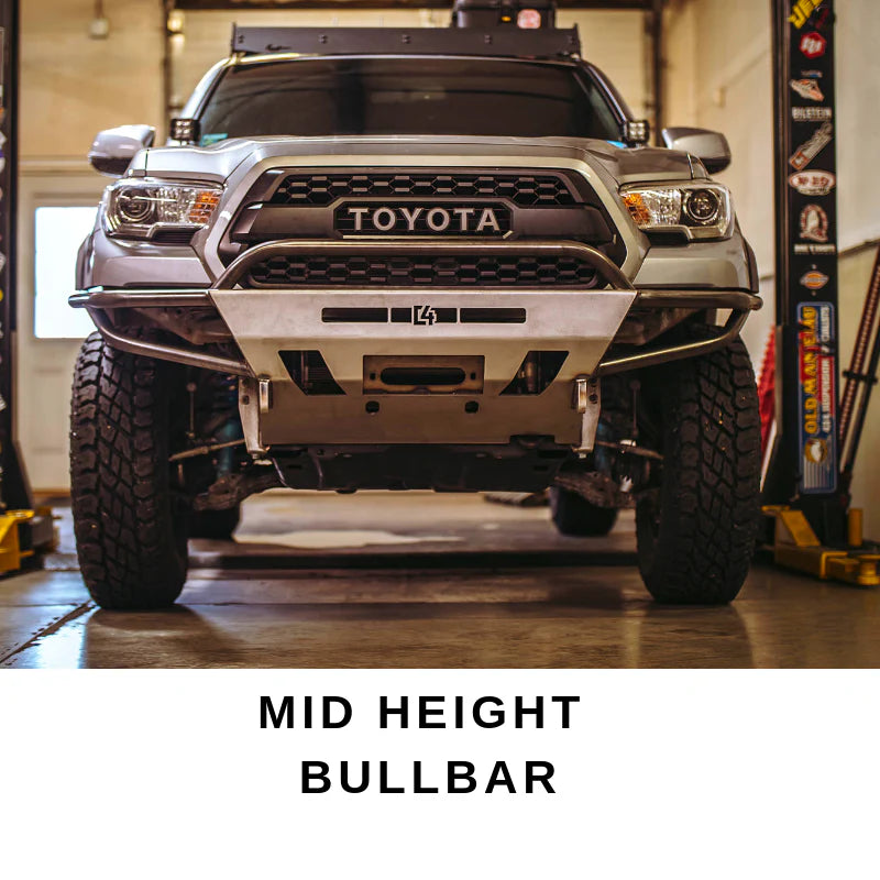 C4 FABRICATION | Tacoma 3rd Gen 2016-2023 Hybrid Front Bumper w/ Mid Height Bull Bar