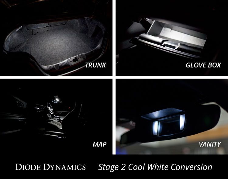 DIODE DYNAMICS | Ford Mustang 2015-2017 Interior LED Conversion Kit