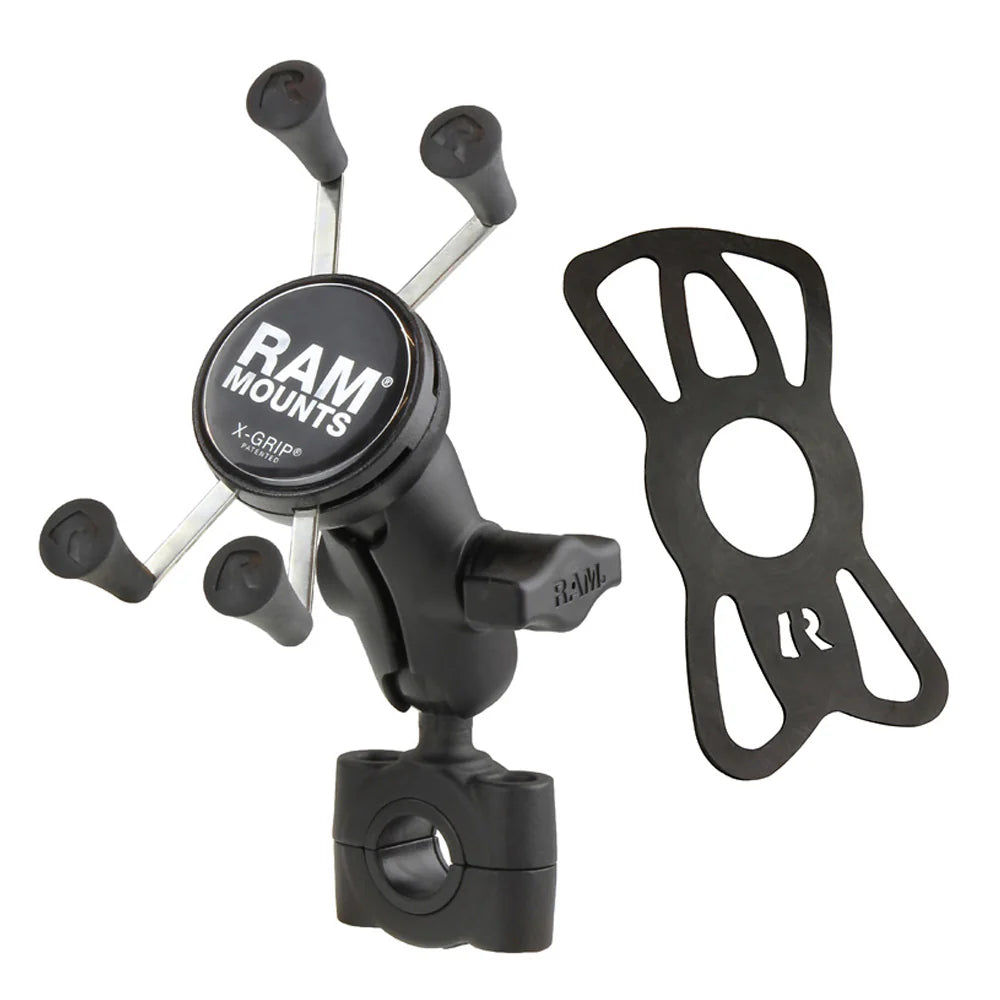 RAM MOUNTS | RAM X-Grip Phone Mount with RAM Torque Medium Rail Base - Short