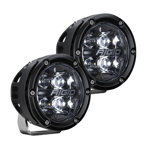 RIGID INDUSTRIES | Bronco 2021 A-Pillar Light Kit with a set of 360 Spot and a set 360 Drive Lights (46722)