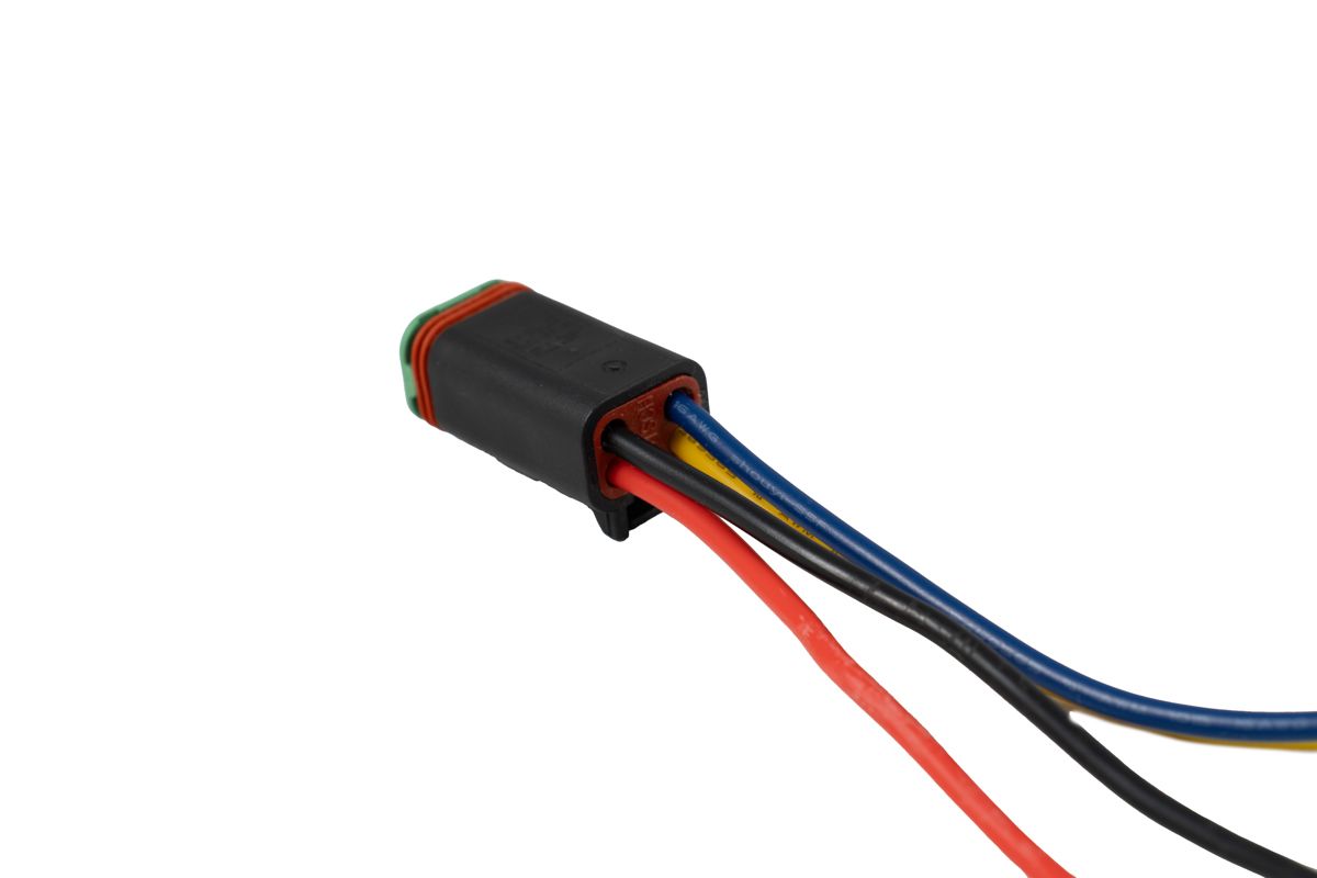 DIODE DYNAMICS | Deutsch 4-Pin 10cm DT Female Wire Pigtail (One) (DD4203)