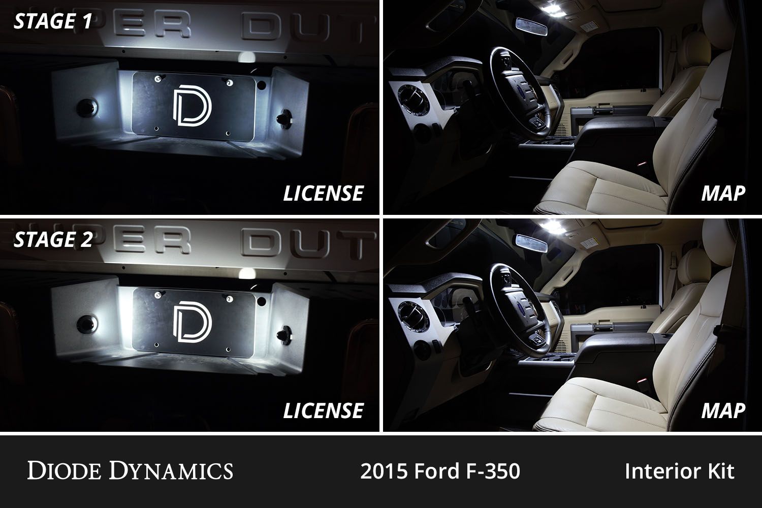 DIODE DYNAMICS | Ford Super Duty 2008-2016 Interior LED Conversion Kit