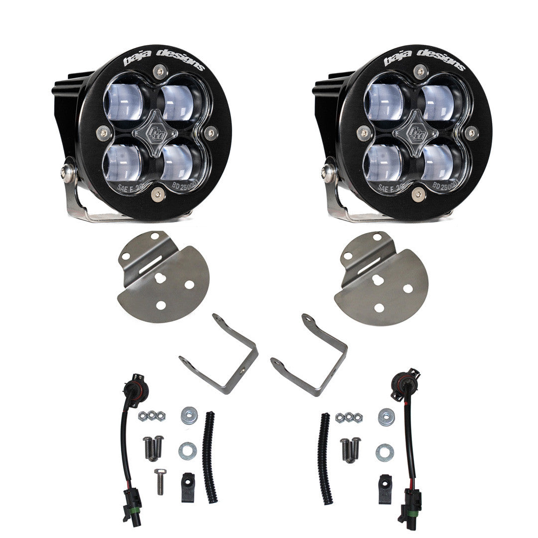 BAJA DESIGNS | Chevy/ & GMC 2015-2019 Colorado & Silverado 3500 & 2500HD Squadron SAE Fog Pocket Light Kit