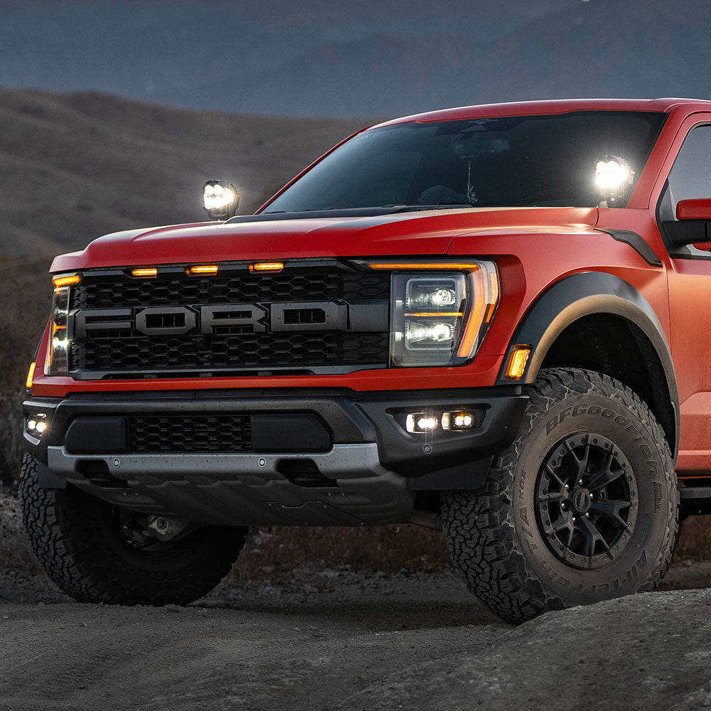 BAJA DESIGNS | Ford F-150 Raptor 2021-2024 & Bronco Raptor 2023-2024 S2 SAE/S2 Sport Fog Pocket Kit