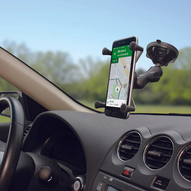 RAM MOUNTS | RAM X-Grip Large Phone Mount with Low-Profile Suction Base