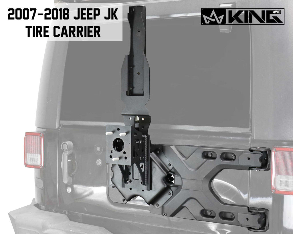 KING 4WD | Jeep Wrangler JK 2007-2018  RTG Heavy Duty Tire Carrier (17050101)