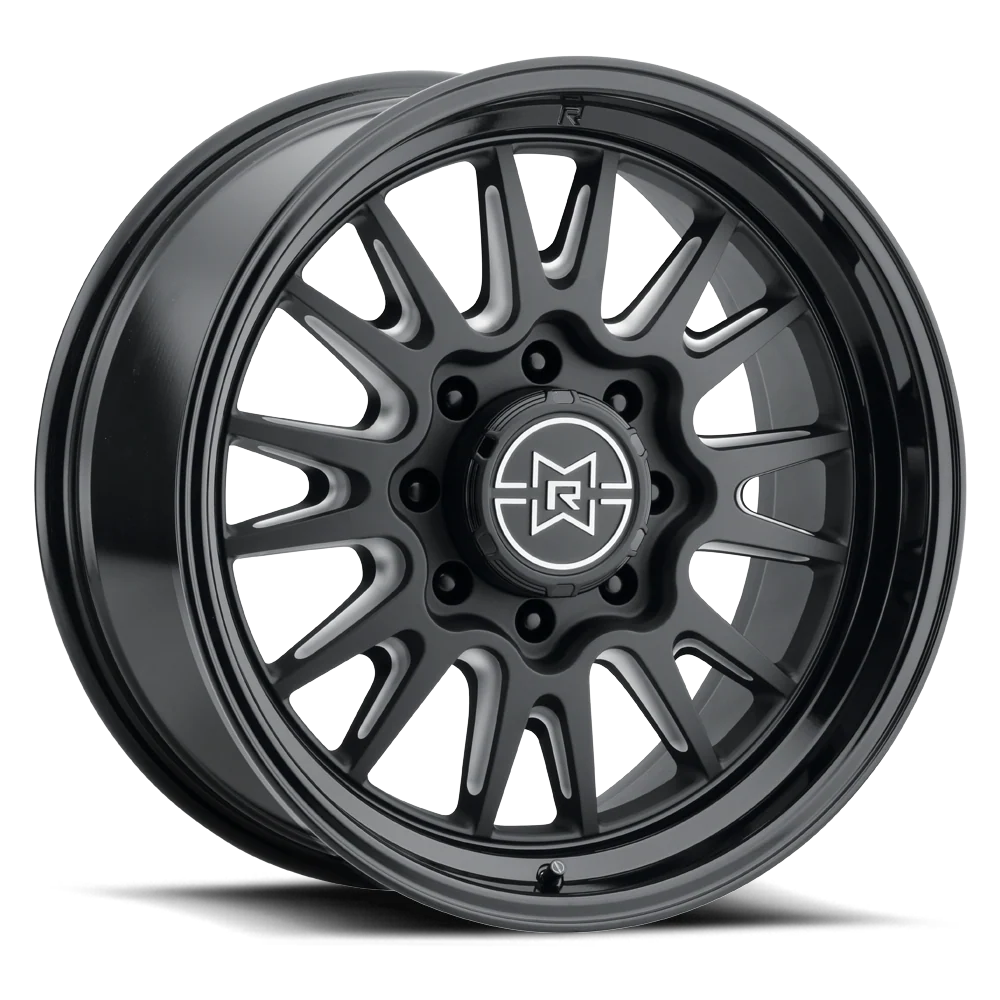 METHOD RACE WHEELS | 802 Markdown Double Black Milled Single Raised Wheel (MR80229016512N)