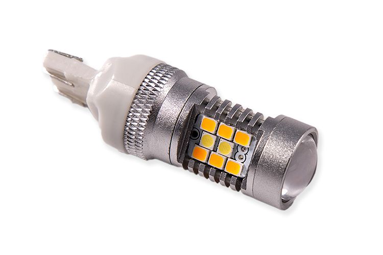 DIODE DYNAMICS | 7443 HP24 Switchback Dual-Color Turn Signal LED Bulbs