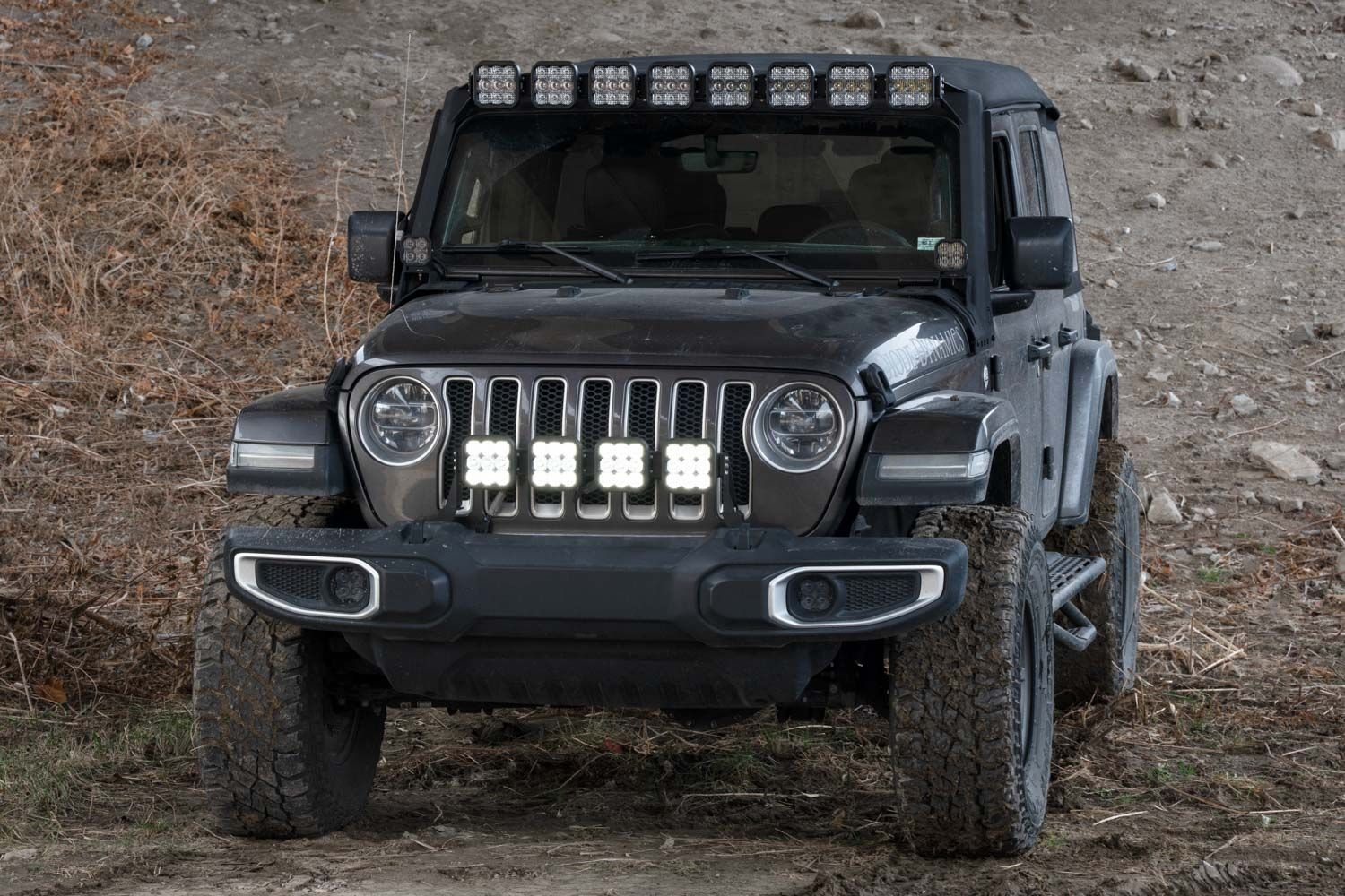 DIODE DYNAMICS | Jeep JL Wrangler 2018-2024 SS5 Grille CrossLink Lightbar Kit