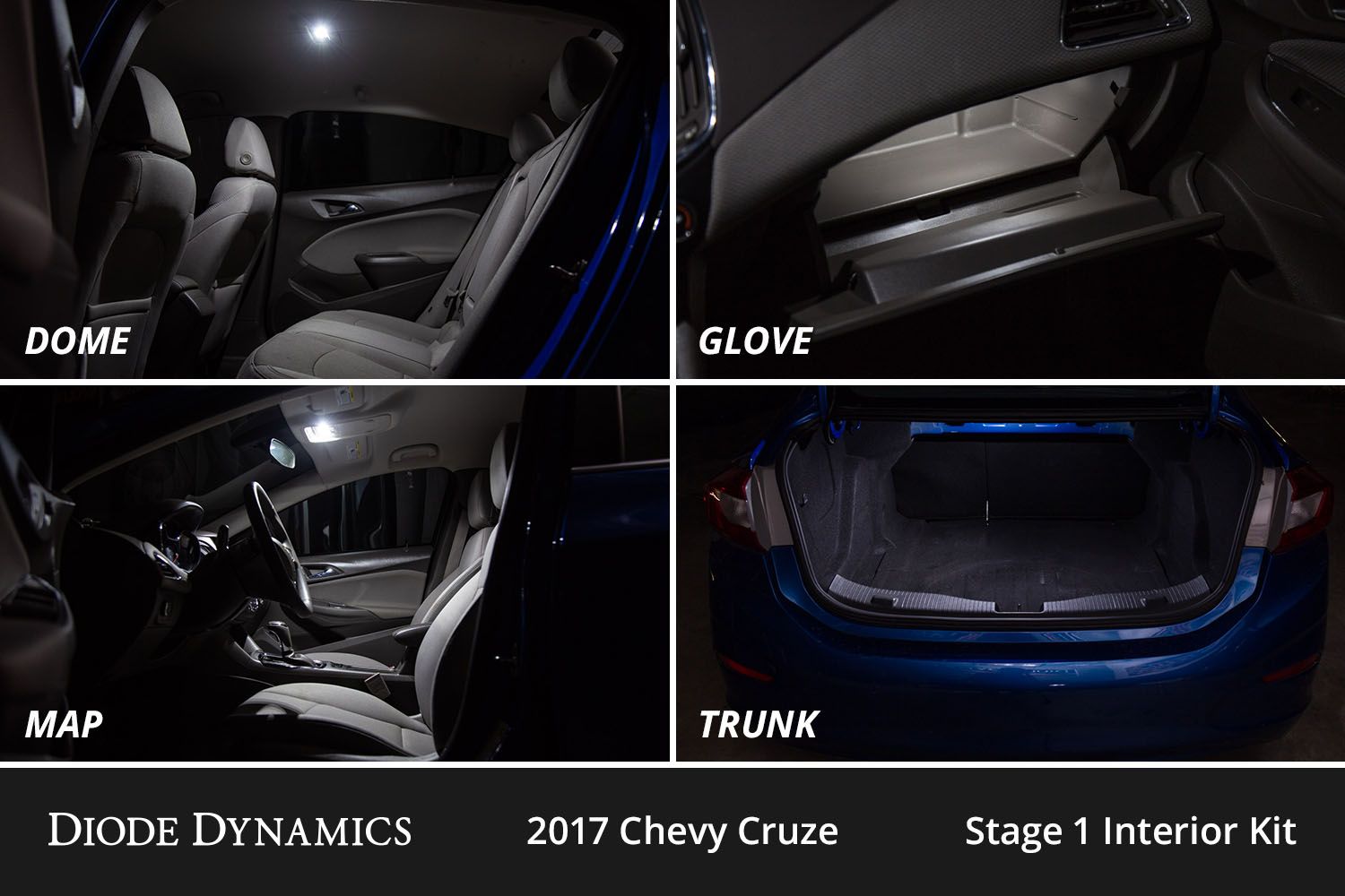 DIODE DYNAMICS | Chevrolet Cruze 2011-2015 Interior LED Conversion Kit