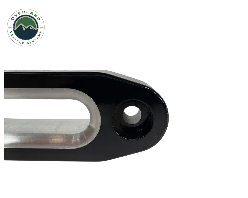 OVERLAND VEHICLE SYSTEMS | Recovery Winch Fairlead System Professional Grade Hawse Fairlead Black (19019910)