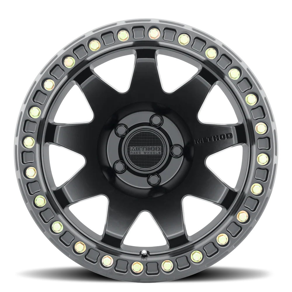 METHOD RACE WHEELS | 108 Beadlock Matte Black Single Wheel (MR10879050544B)