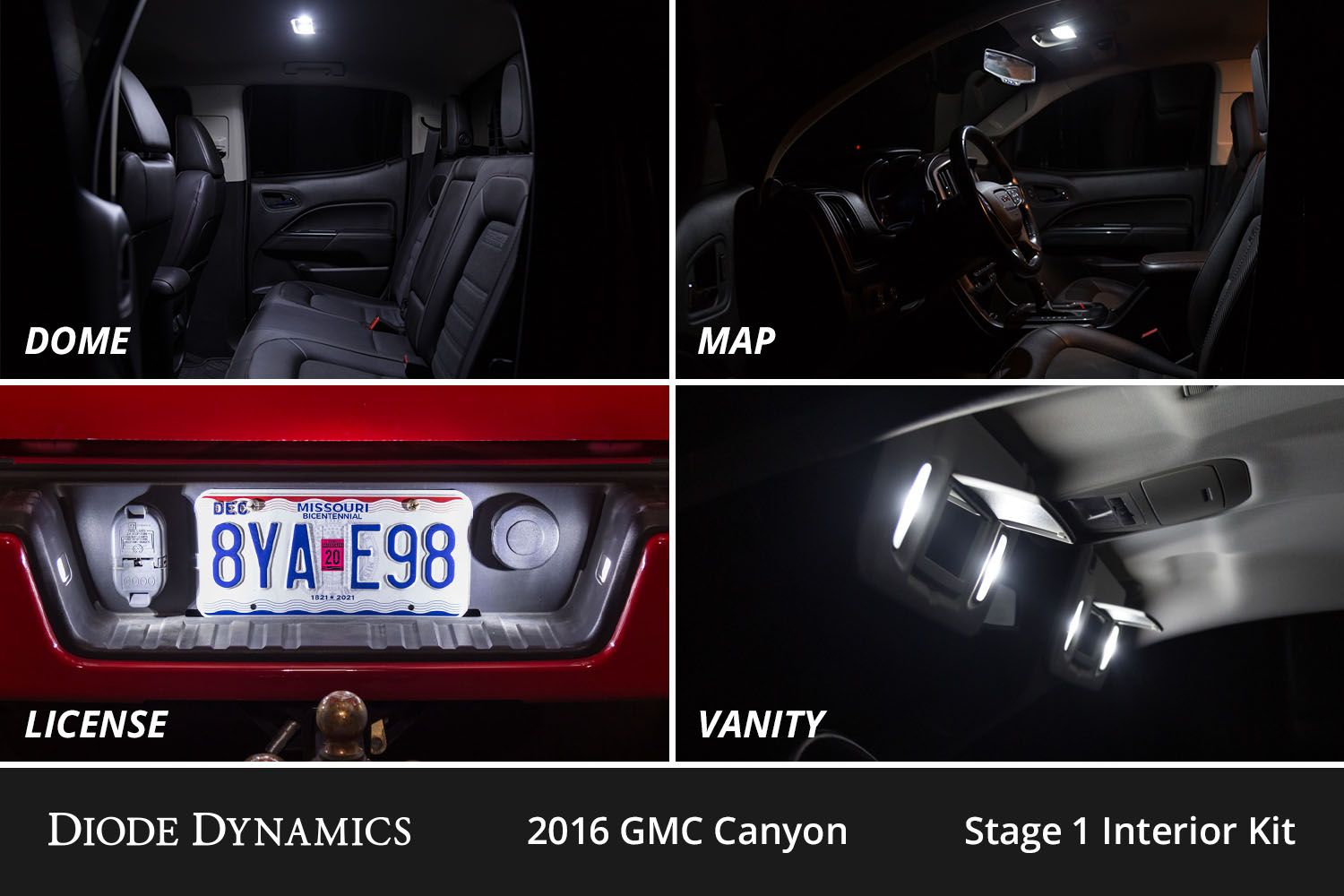 DIODE DYNAMICS | GMC Canyon 2015-2022 Interior LED Conversion Kit