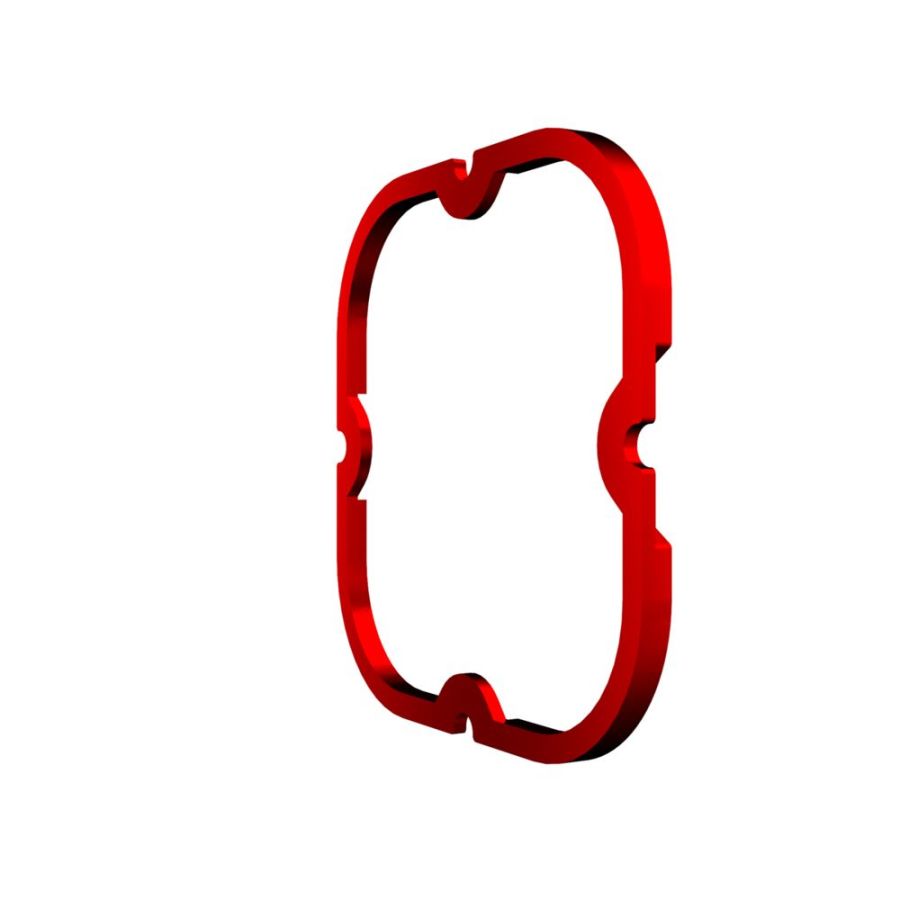 KC HILITES | FLEX ERA 4 - 1-Bezel Ring - ED Coated - Red (30571)
