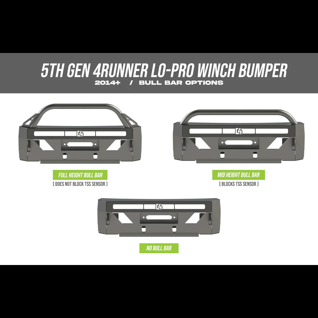 C4 FABRICATION | 4Runner 5th Gen 2014+ Lo-Pro Winch Bumper