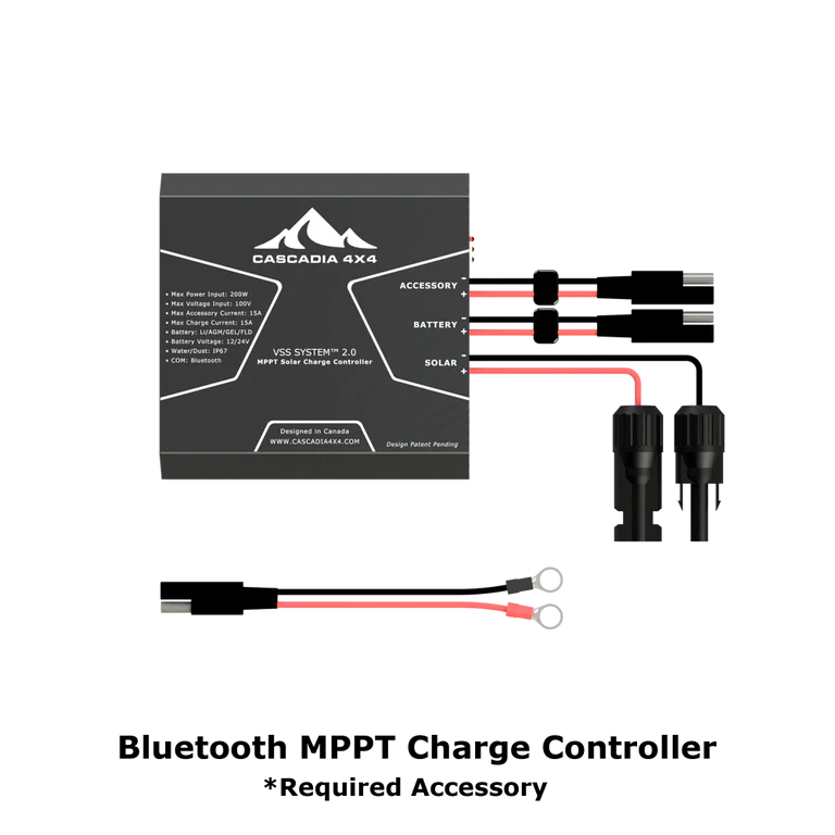 CASCADIA 4X4 | Jeep Rubicon JL Wrangler (2018-2025) Hood Solar Panel VSS System 2.0