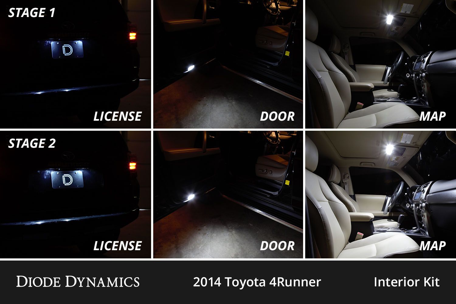 DIODE DYNAMICS | 4Runner 5th Gen 2010-2024 Interior LED Conversion Kit