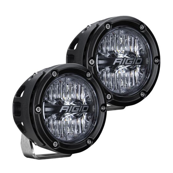 RIGID INDUSTRIES | Dodge RAM 1500 2019-25 and TRX 2019-25 A-Pillar 4 Inch 360-Series Led Light Kit (46718)