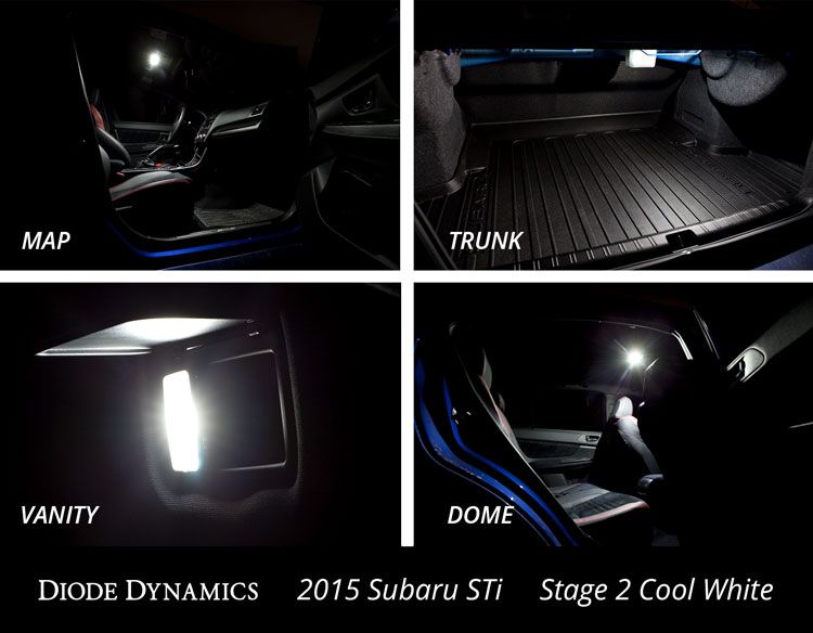 DIODE DYNAMICS | Subaru WRX/STi 2015-2021 Interior LED Conversion Kit