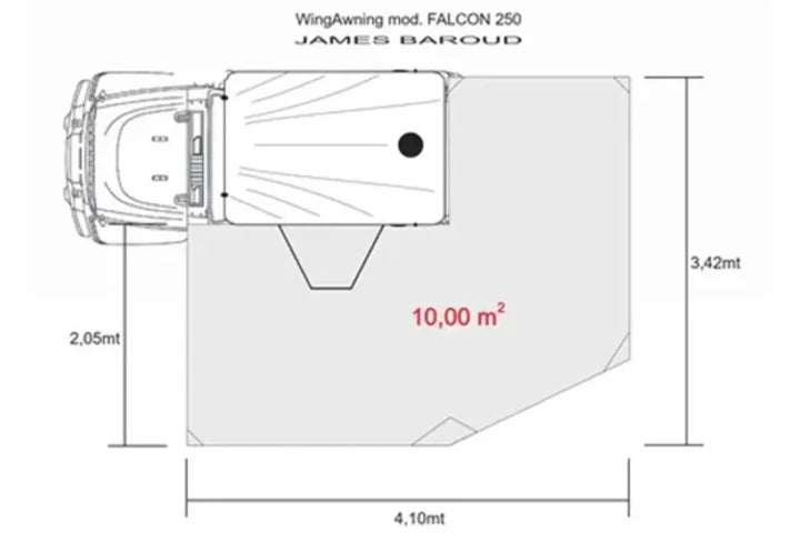 JAMES BAROUD | Falcon Awning 270° (JAM-41760300000)