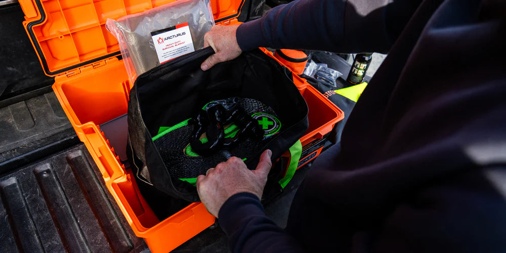 DECKED | Roadside Emergency OS Kit AKA the “Oh Sh*t” Kit (A0132-ROAD-ORG)