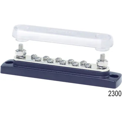 BLUE SEA SYSTEMS | Bus Bar 150 Ampere Common Buses With Cover (165628)