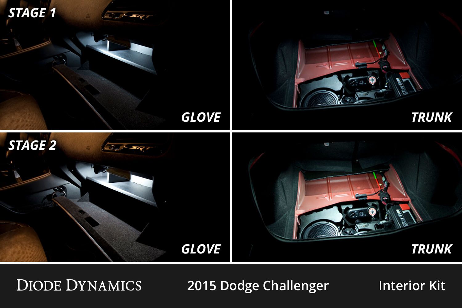 DIODE DYNAMICS | Dodge Challenger 2015-2023 Interior LED Conversion Kit