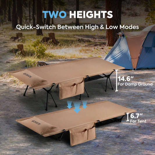 ICECO | Portable L Size Camping Cot khaki