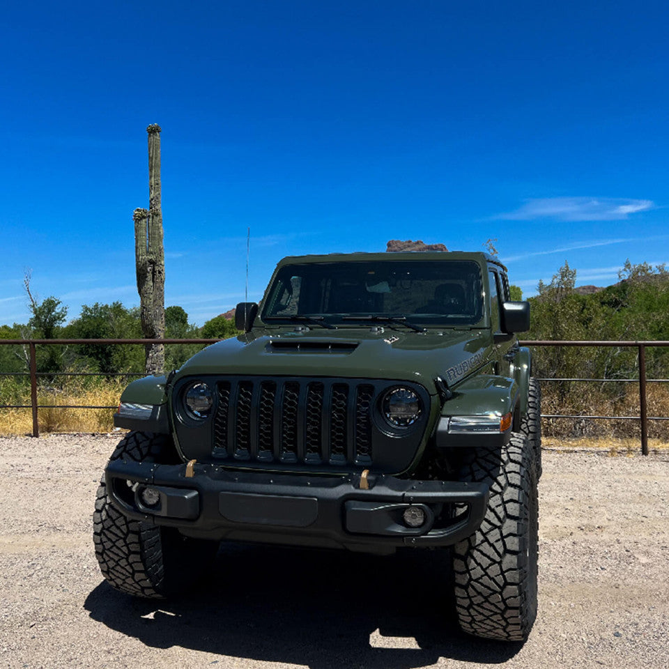 ARB 4X4 | Jeep Wrangler 2018-2023 Nacho 3 Piece Modular Bumper Quatro Fog Mount (lV3JW2)