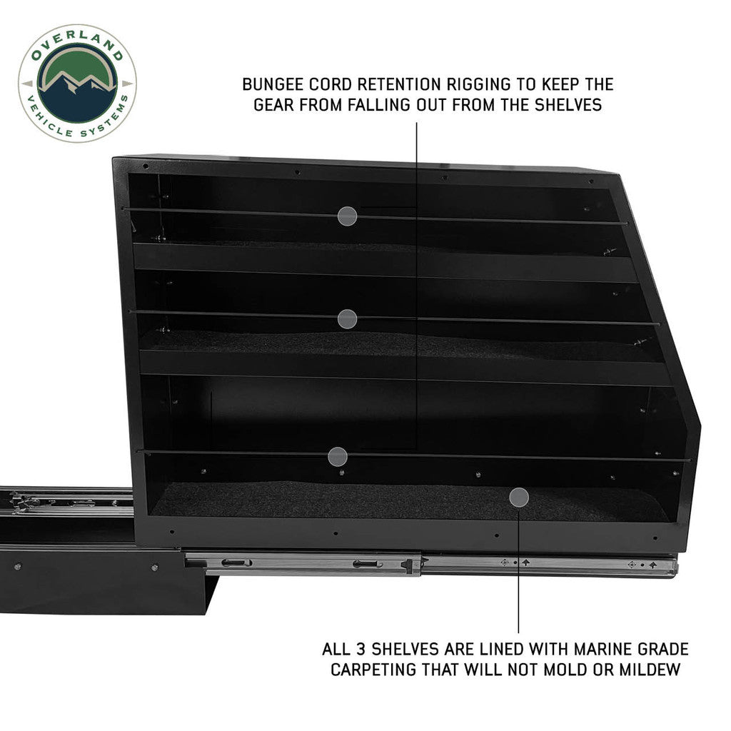 OVERLAND VEHICLE SYSTEMS | Highline Slide Out Camping Storage System (21010503)