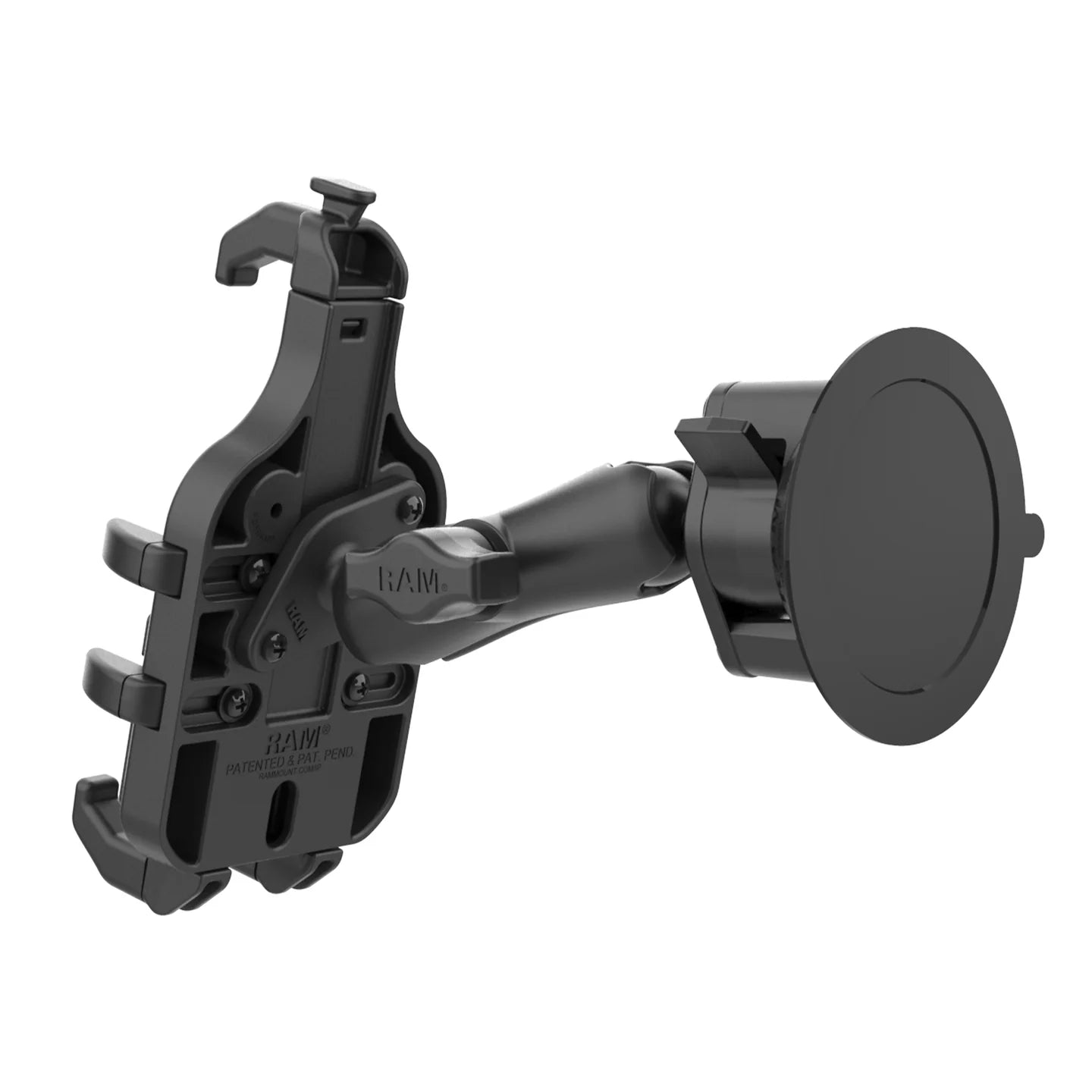 RAM MOUNTS | RAM Quick-Grip Pro Phone Mount with Twist-Lock Suction Cup - Medium